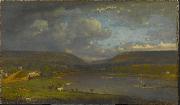 George Inness On the Delaware River oil